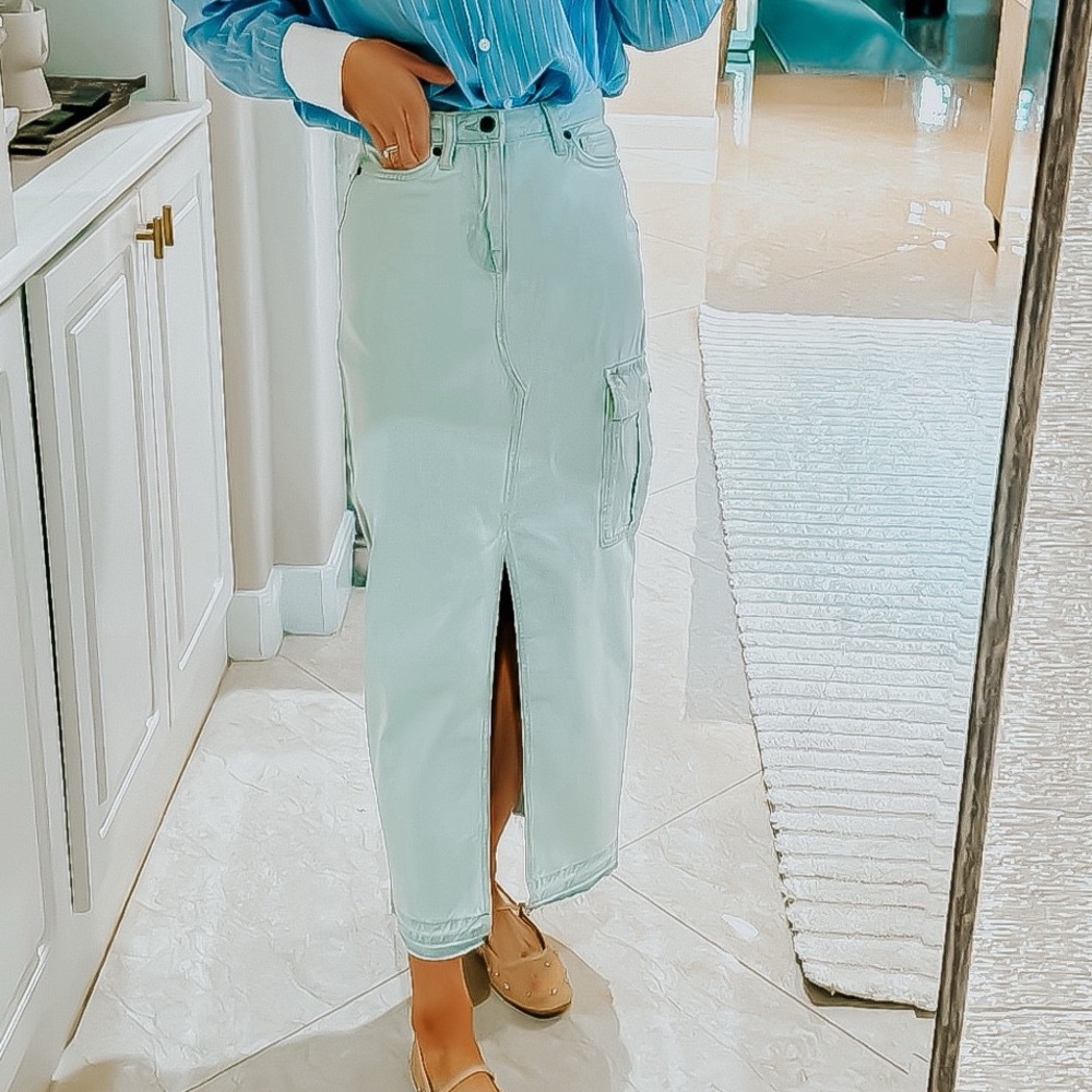 Denim maxi